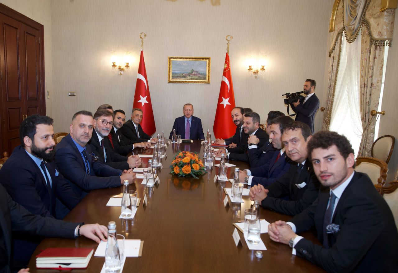 Beşiktaş'tan Cumhurbaşkanı Erdoğan'a ziyaret! 3