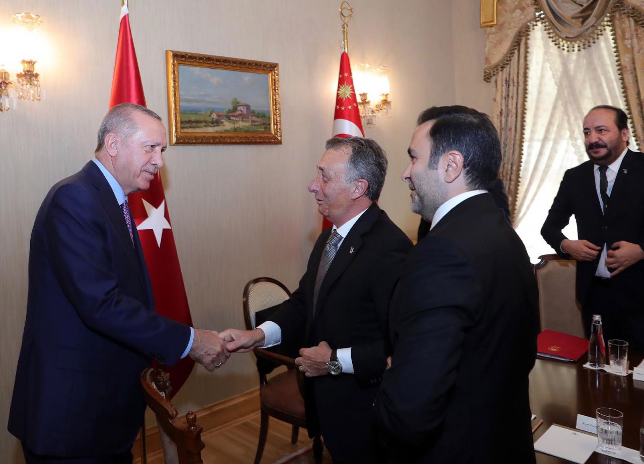 Beşiktaş'tan Cumhurbaşkanı Erdoğan'a ziyaret! 1