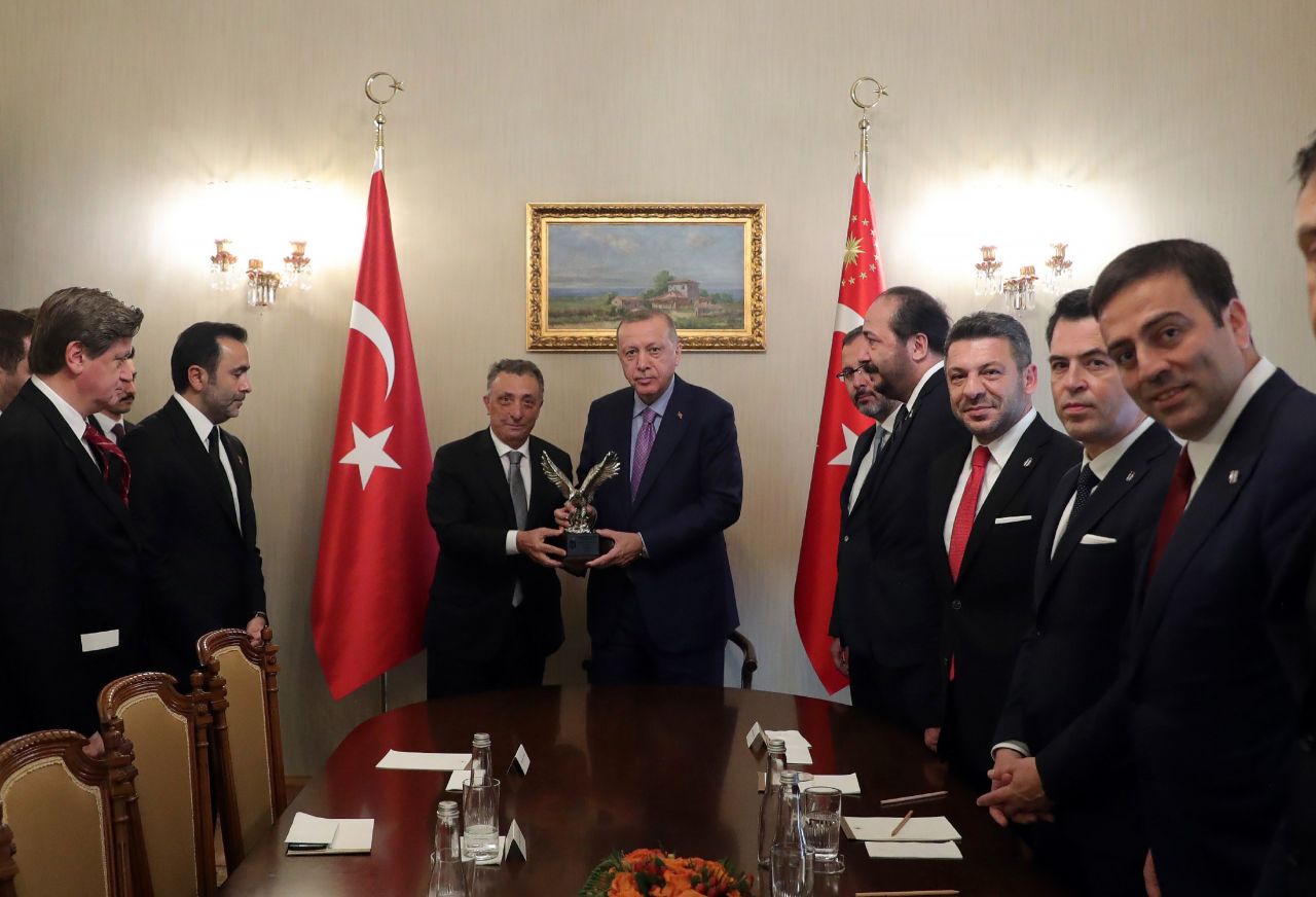 Beşiktaş'tan Cumhurbaşkanı Erdoğan'a ziyaret! 5