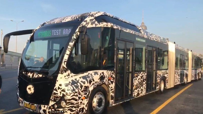 291 yolcu kapasiteli yeni metrobüs test edildi! 9