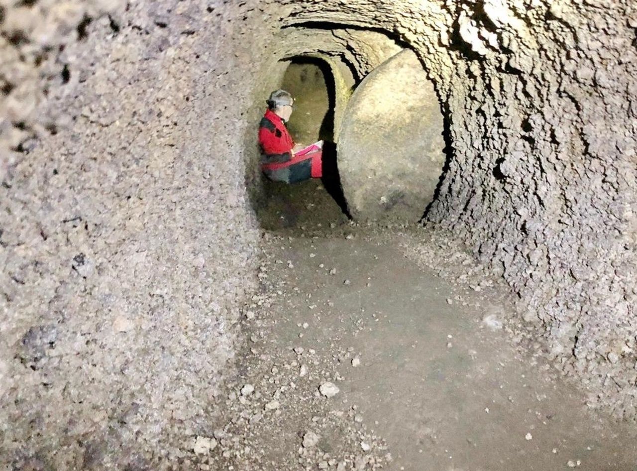 Bin 300 metre uzunluğunda yer altı şehri... 2