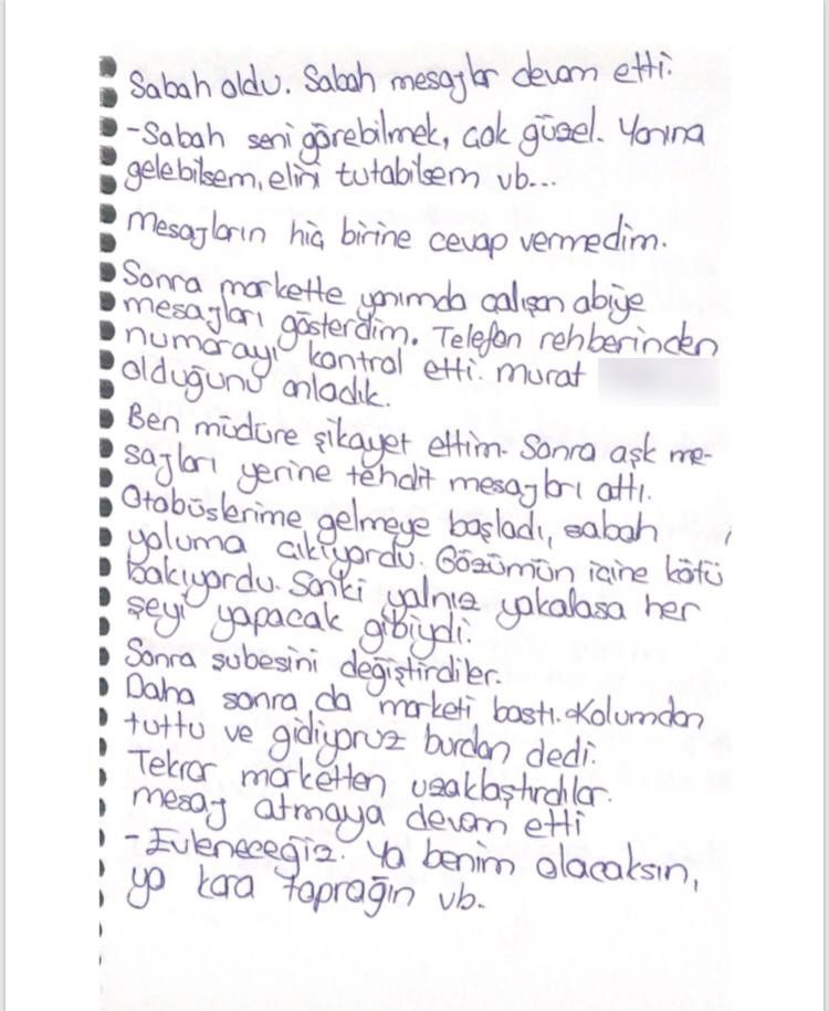 Genç kızın 5 sayfalık çığlığı! 5