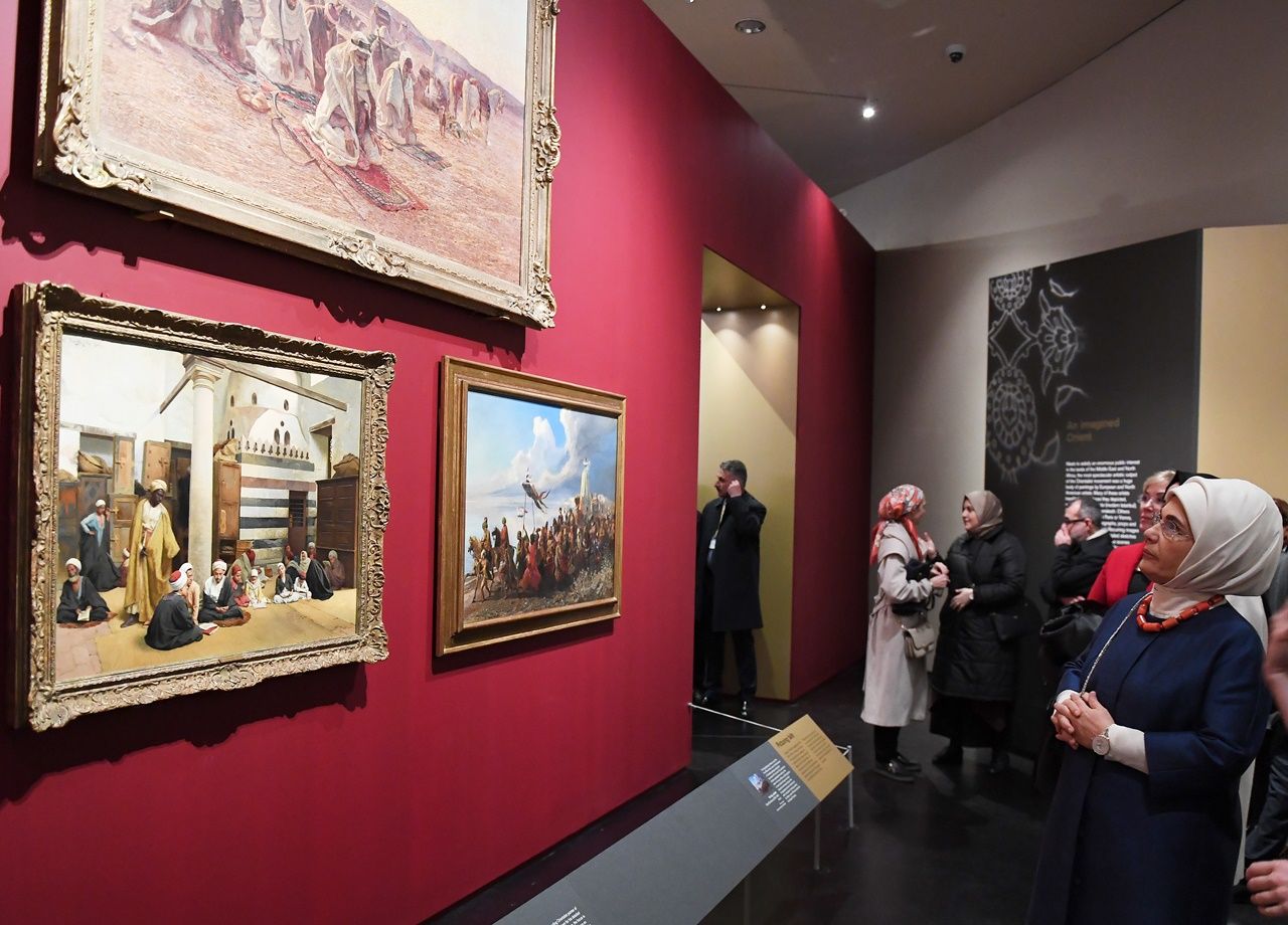 Emine Erdoğan, British Museum'u gezdi... 7
