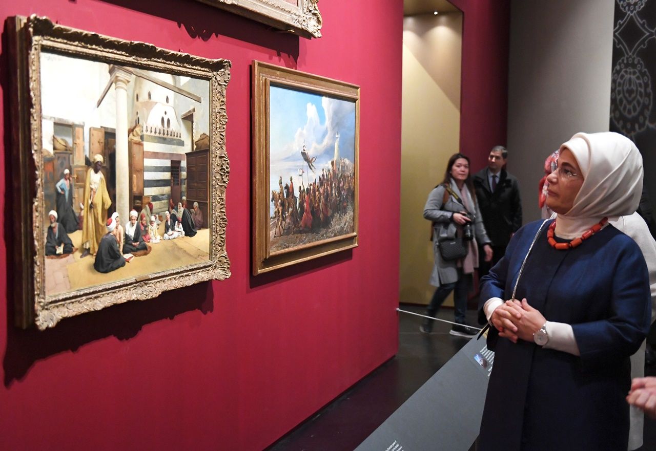 Emine Erdoğan, British Museum'u gezdi... 8