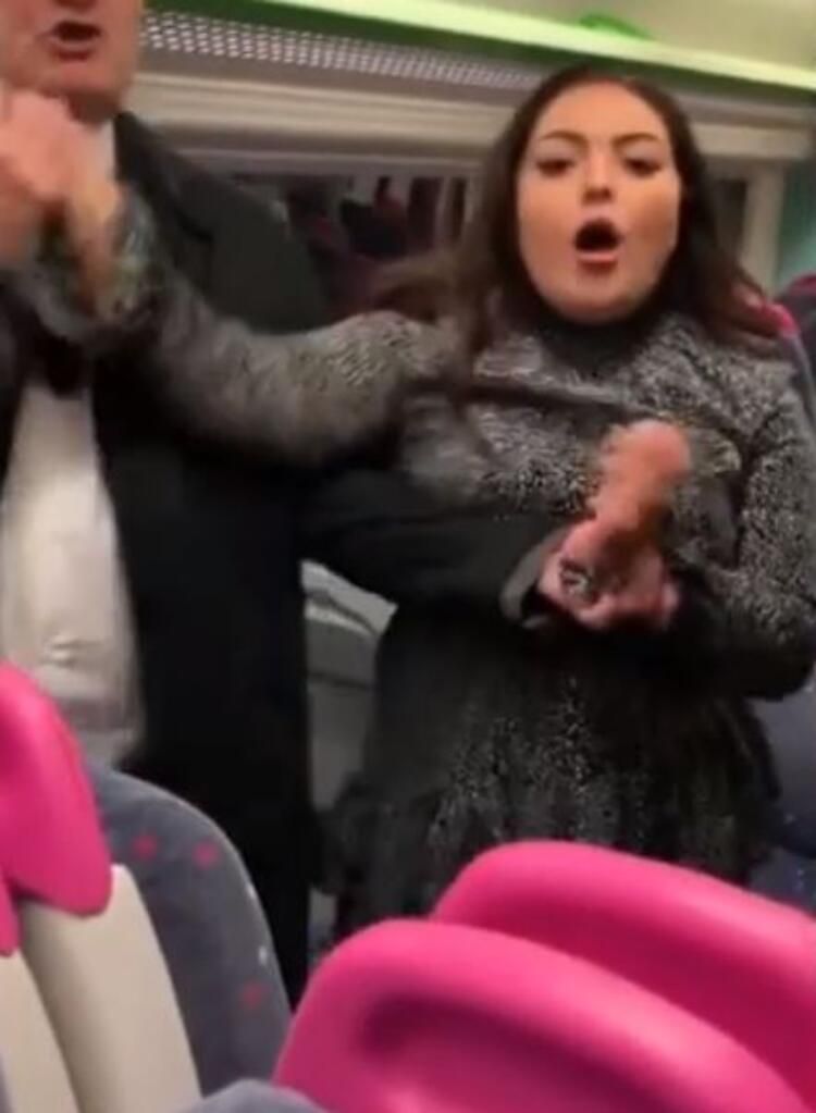 Trende rezalet! Tokat atıp taciz etti... 9