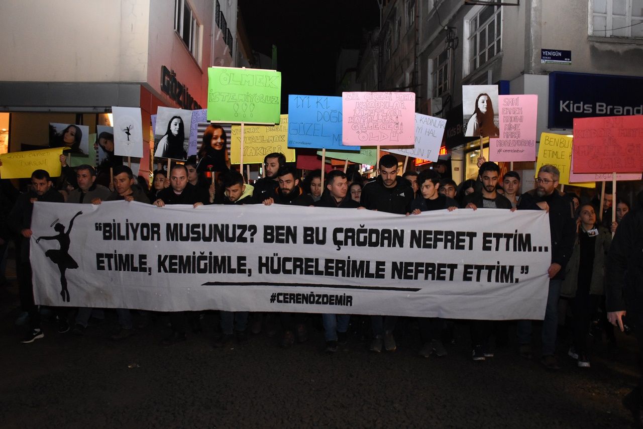 Ceren Özdemir için hüzünlü yürüyüş! 9