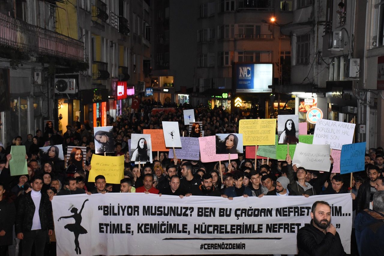 Ceren Özdemir için hüzünlü yürüyüş! 11