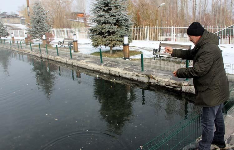 Erzurum'un gizemli gölü! Balıkları tavada kayboluyor... 8