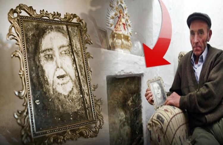 Sırrı çözülemiyor! Duvarda insan yüzü beliriyor! 1