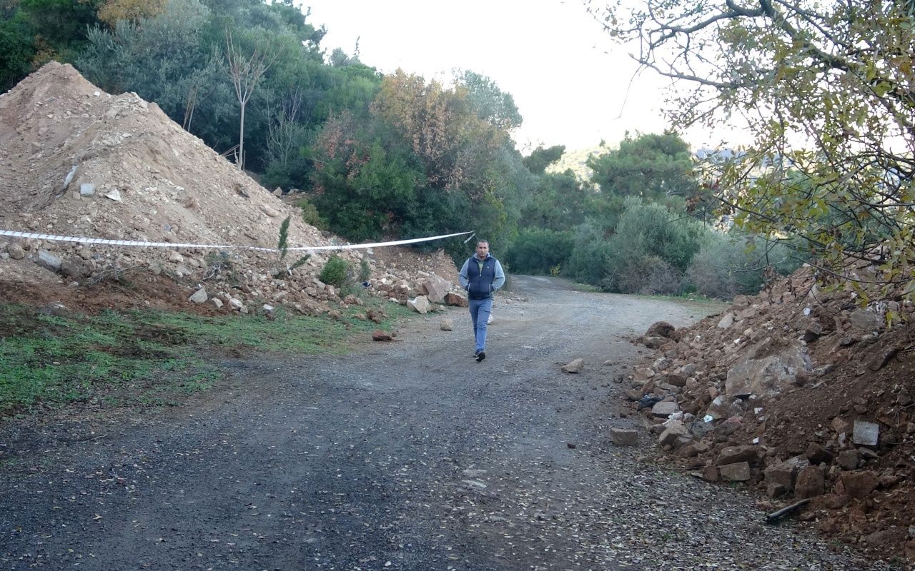 Büyükada’da kazılan dev çukurlar havadan görüntülendi 10