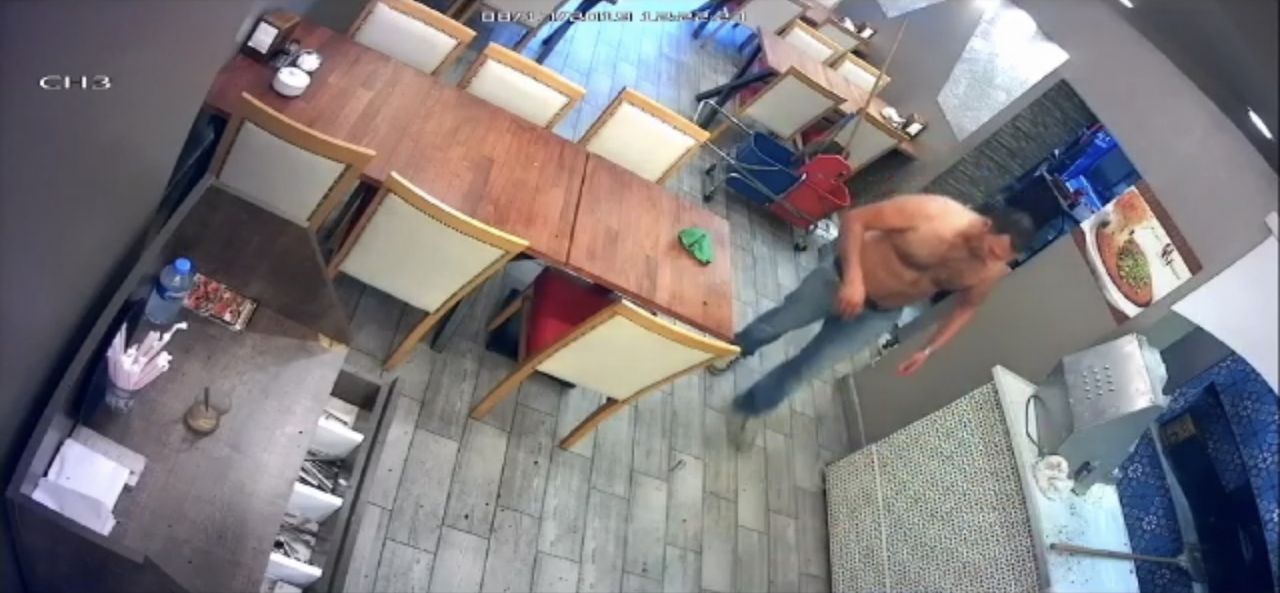 Şişli'de kebapçıda patlama! O anlar kamerada... 2
