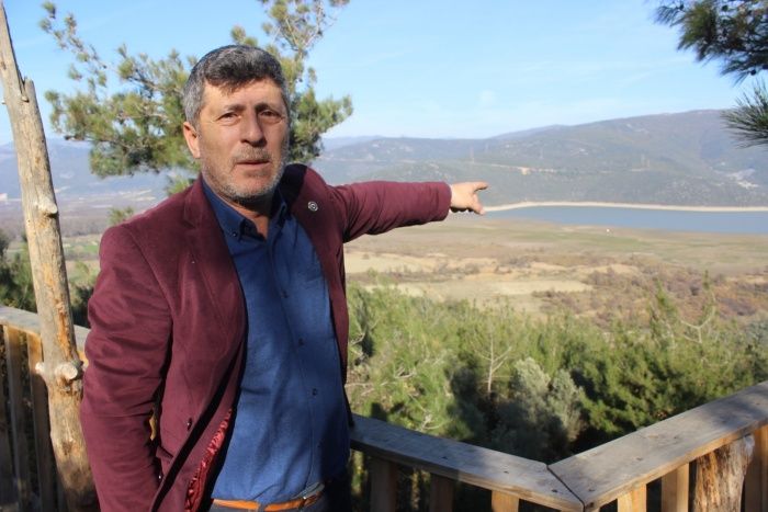 Korkutan görüntü! Koca göl kurudu... 13