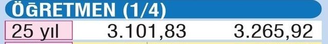 En az 133 TL zam! İşte meslek meslek maaş tablosu! 9