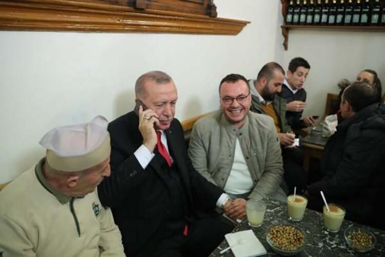 Erdoğan Fatih'te bozacıya gitti! Vatandaşlarla sohbet etti... 6