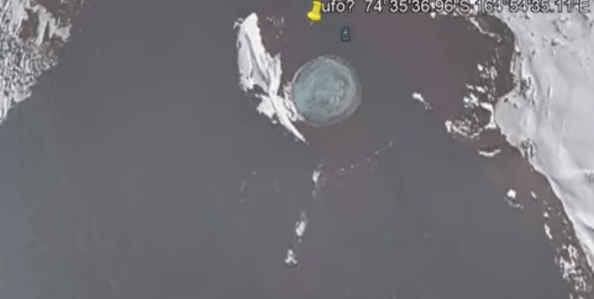 Antarktika'da UFO keşfi! Google Earth'te bulundu... 9