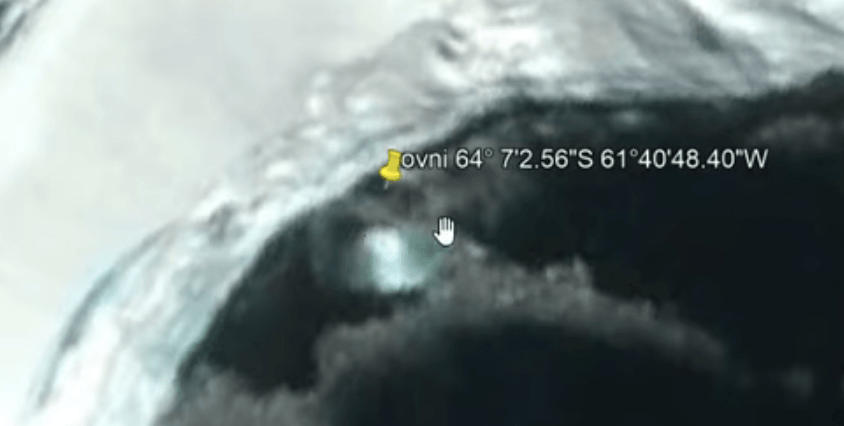 Antarktika'da UFO keşfi! Google Earth'te bulundu... 2