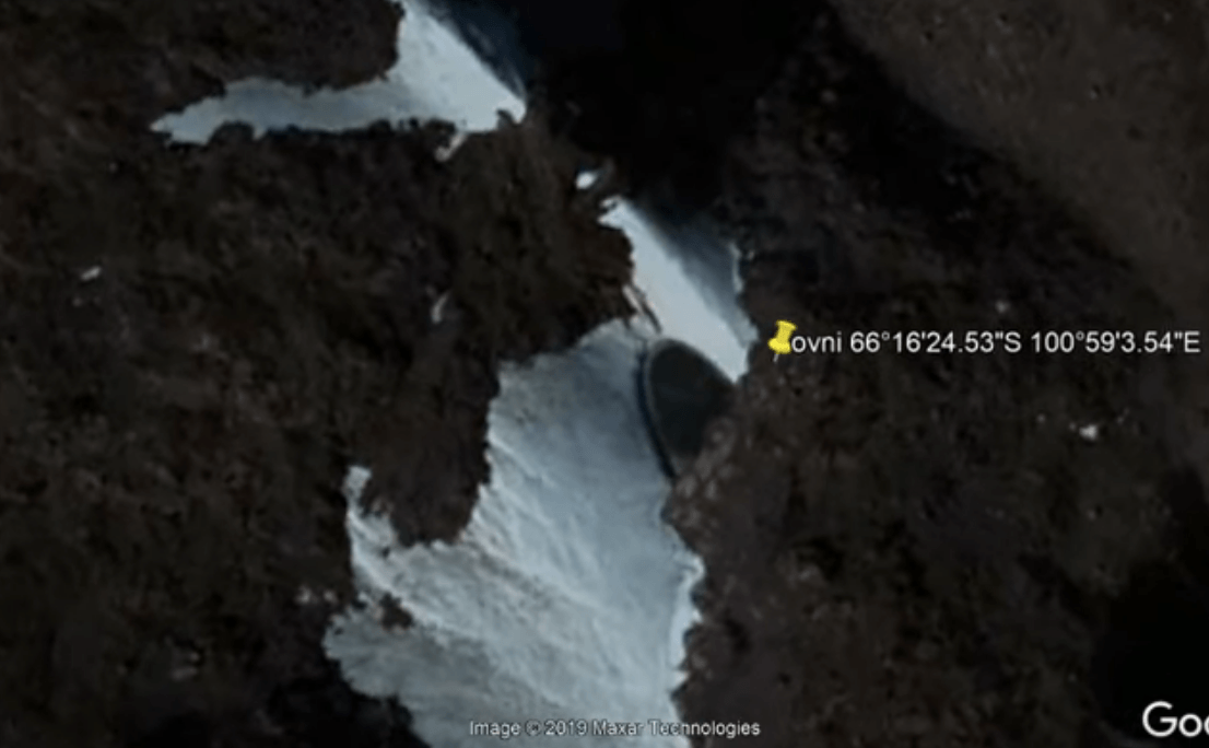 Antarktika'da UFO keşfi! Google Earth'te bulundu... 7