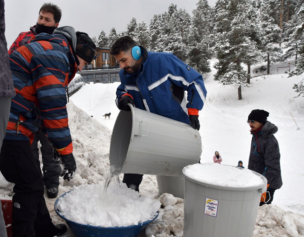 Kars'ta kardan heykel seferberliği... 6