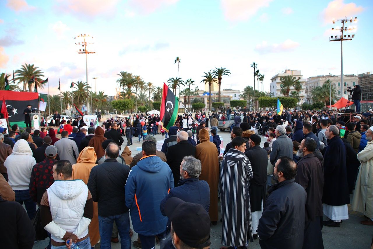 Libya'da Türkiye'deki tezkere kararı kutlandı... 1
