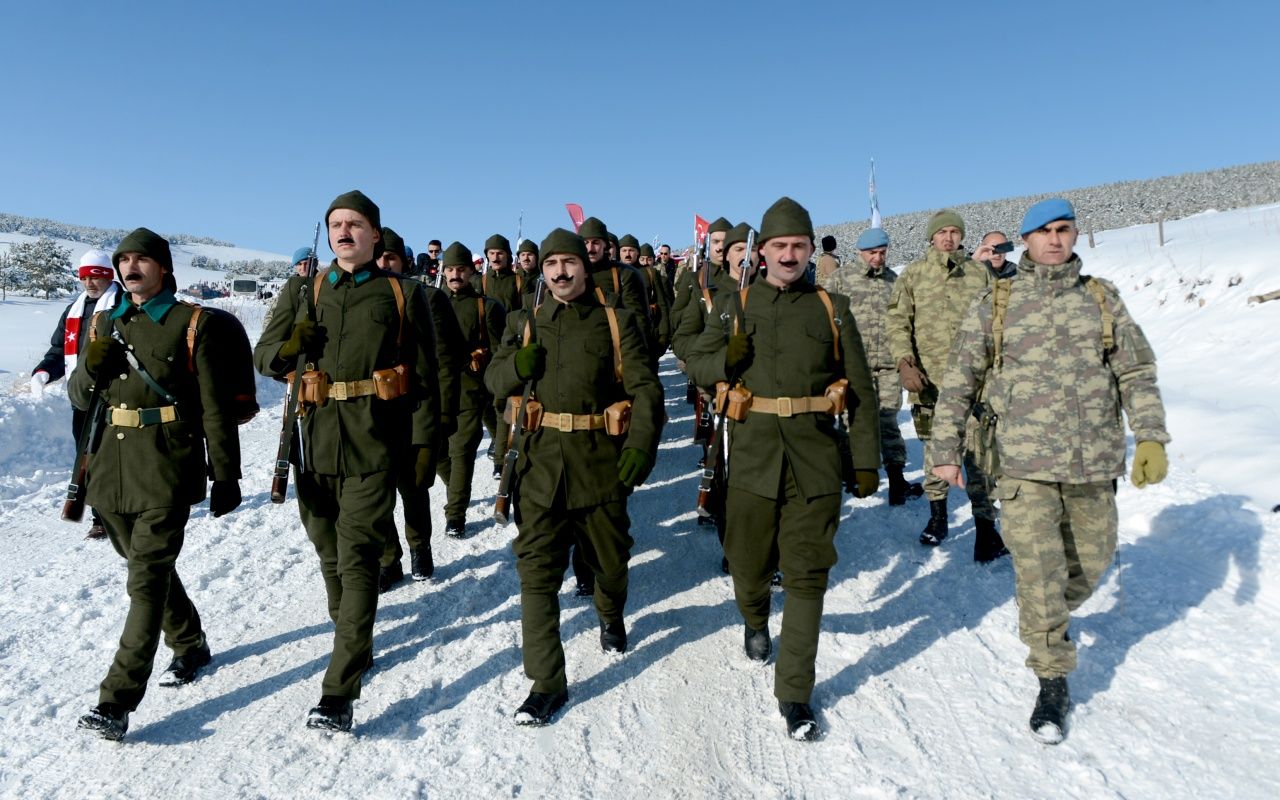 Asım'ın nesli asrın yürüyüşünde! Sarıkamış şehitleri unutulmadı... 38