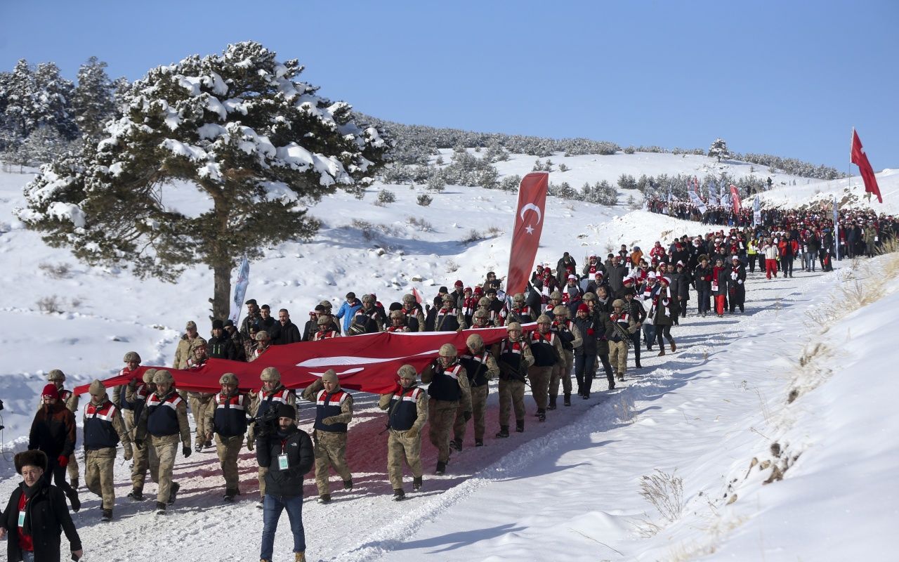 Asım'ın nesli asrın yürüyüşünde! Sarıkamış şehitleri unutulmadı... 20