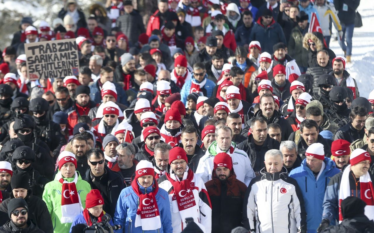 Asım'ın nesli asrın yürüyüşünde! Sarıkamış şehitleri unutulmadı... 19