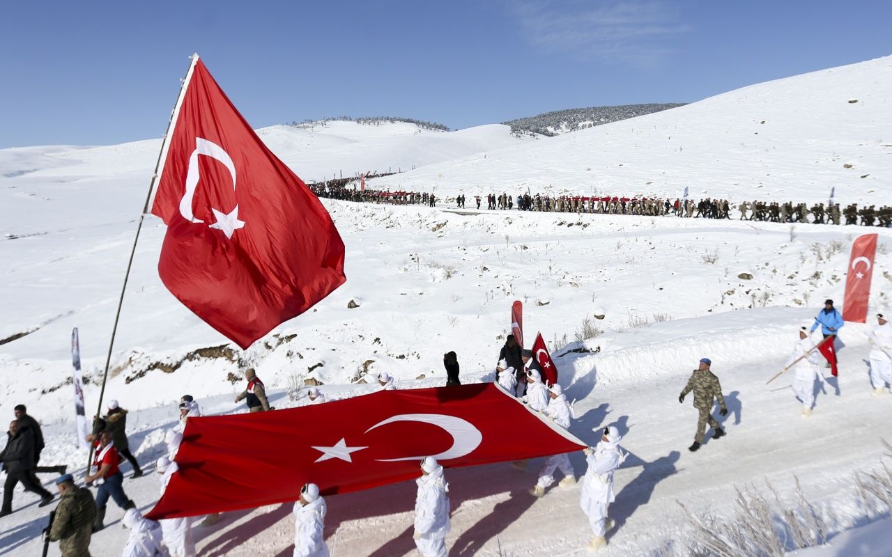 Asım'ın nesli asrın yürüyüşünde! Sarıkamış şehitleri unutulmadı... 11