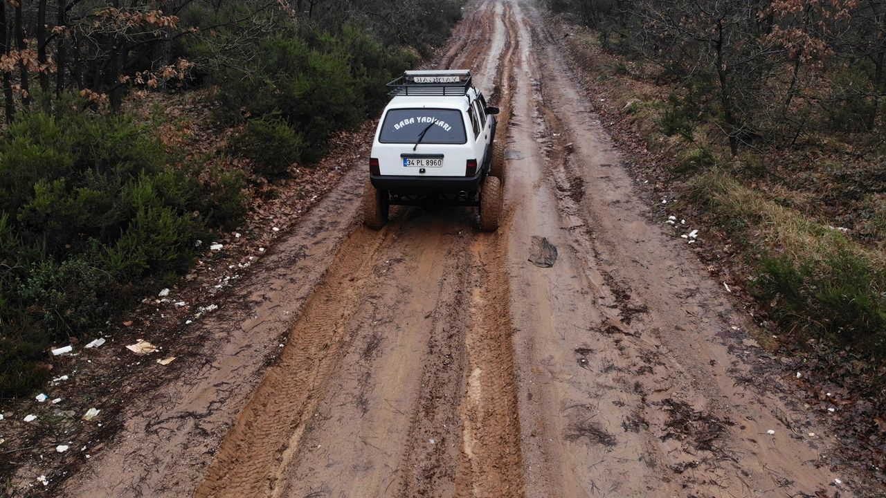 Baba yadigarı Kartal'ı arazi aracına dönüştürdü... 3