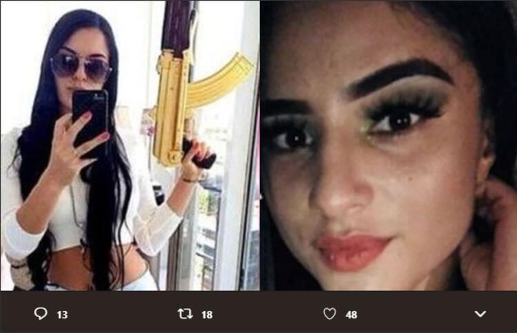 Altın kaleşnikoflu kadın öldürüldü! 11