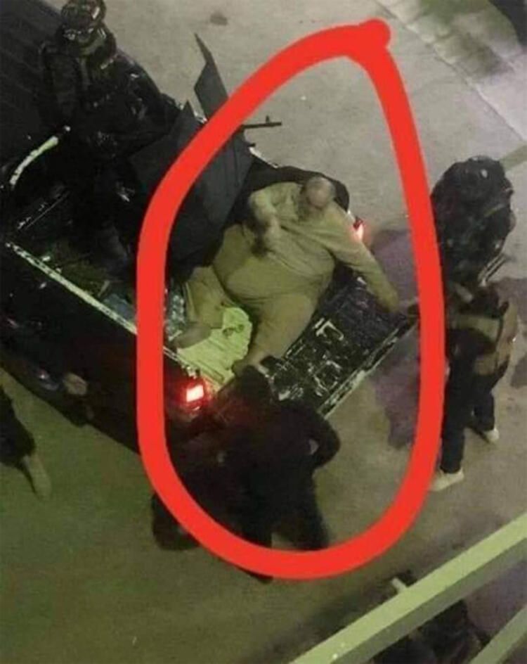 Şişman teröristi kamyonete yüklediler! 3