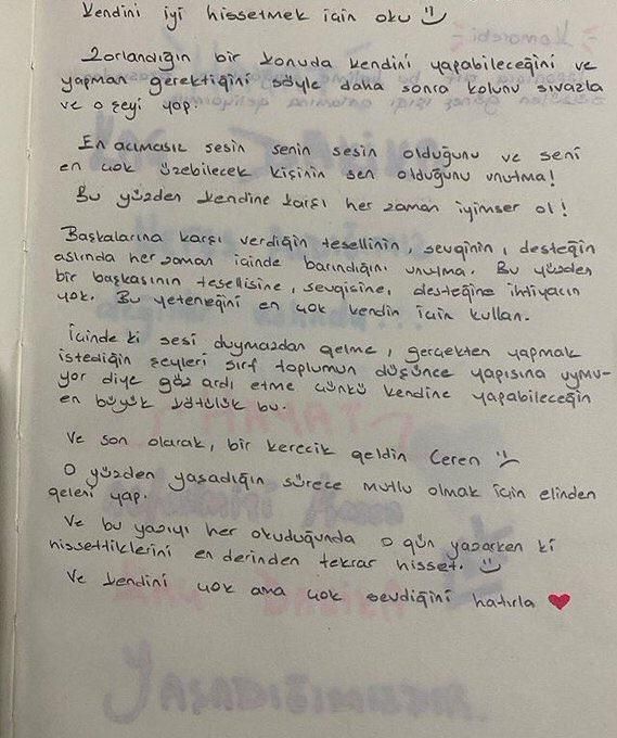 Ceren'den kahreden notlar! 5