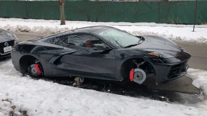 3 milyon dolarlık Corvette C8'e bunu yaptılar! 8