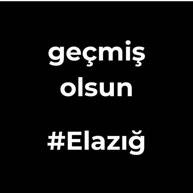 Ünlü isimler Elazığ depremi sonrası paylaştı! 6