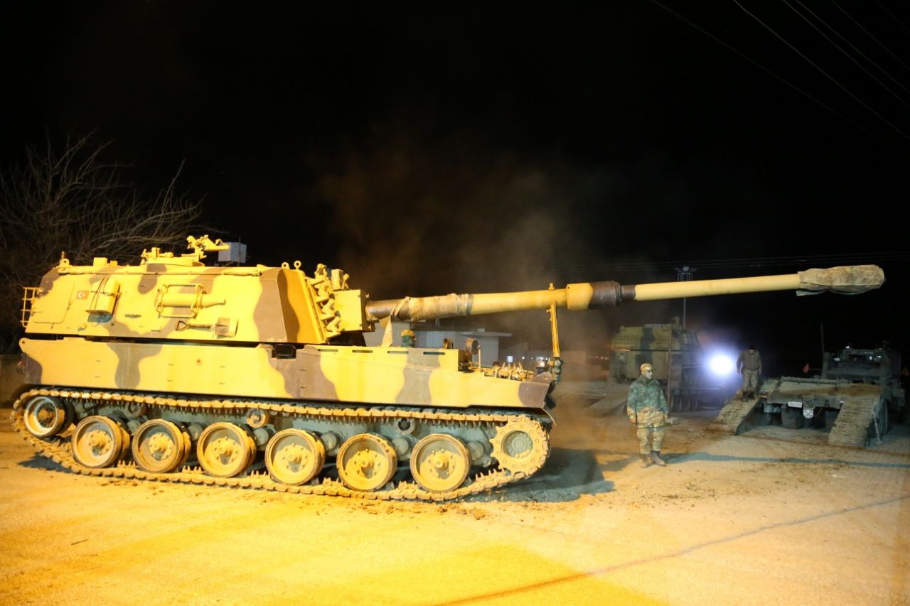 Suriye sınırına tank ve zırhlı sevkiyatı! 4