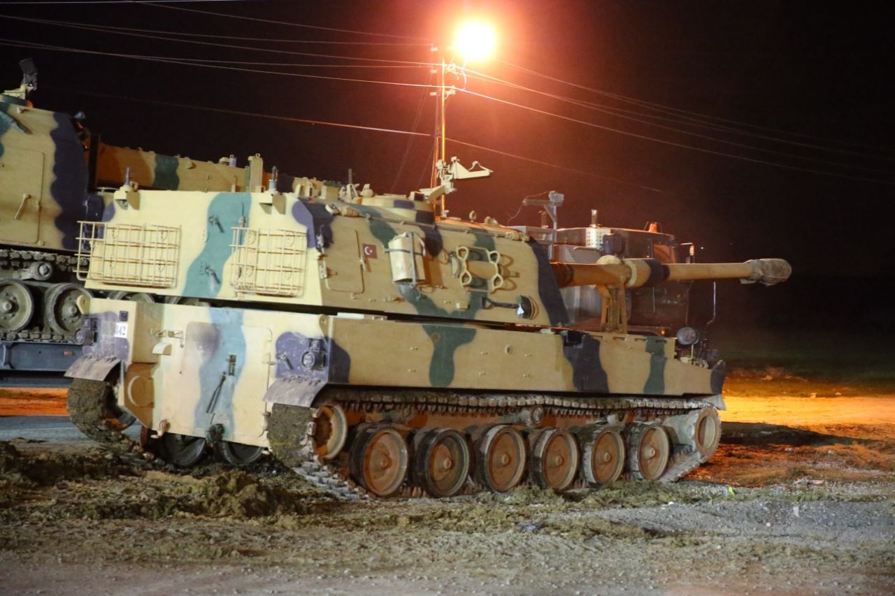 Suriye sınırına tank ve zırhlı sevkiyatı! 5
