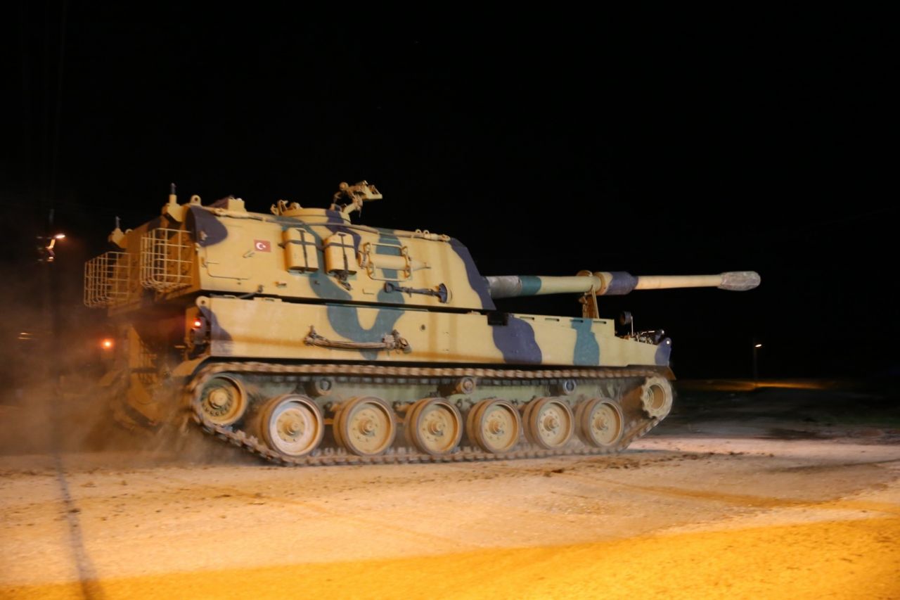Suriye sınırına tank ve zırhlı sevkiyatı! 6