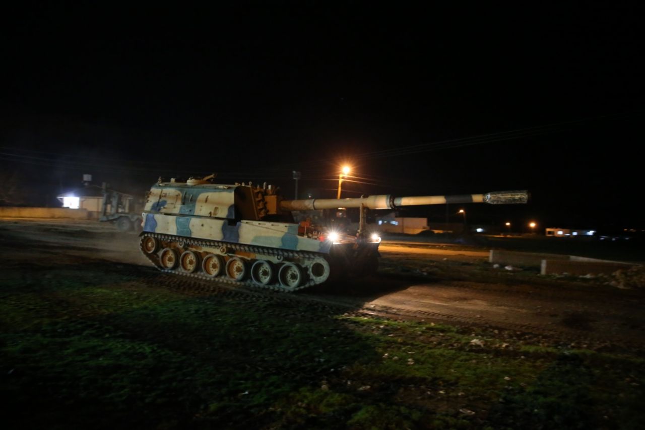 Suriye sınırına tank ve zırhlı sevkiyatı! 8