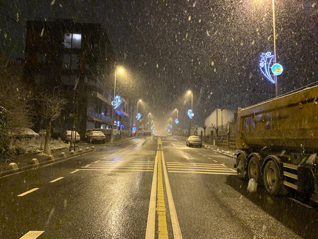 İstanbul'dan kar manzaraları... 4