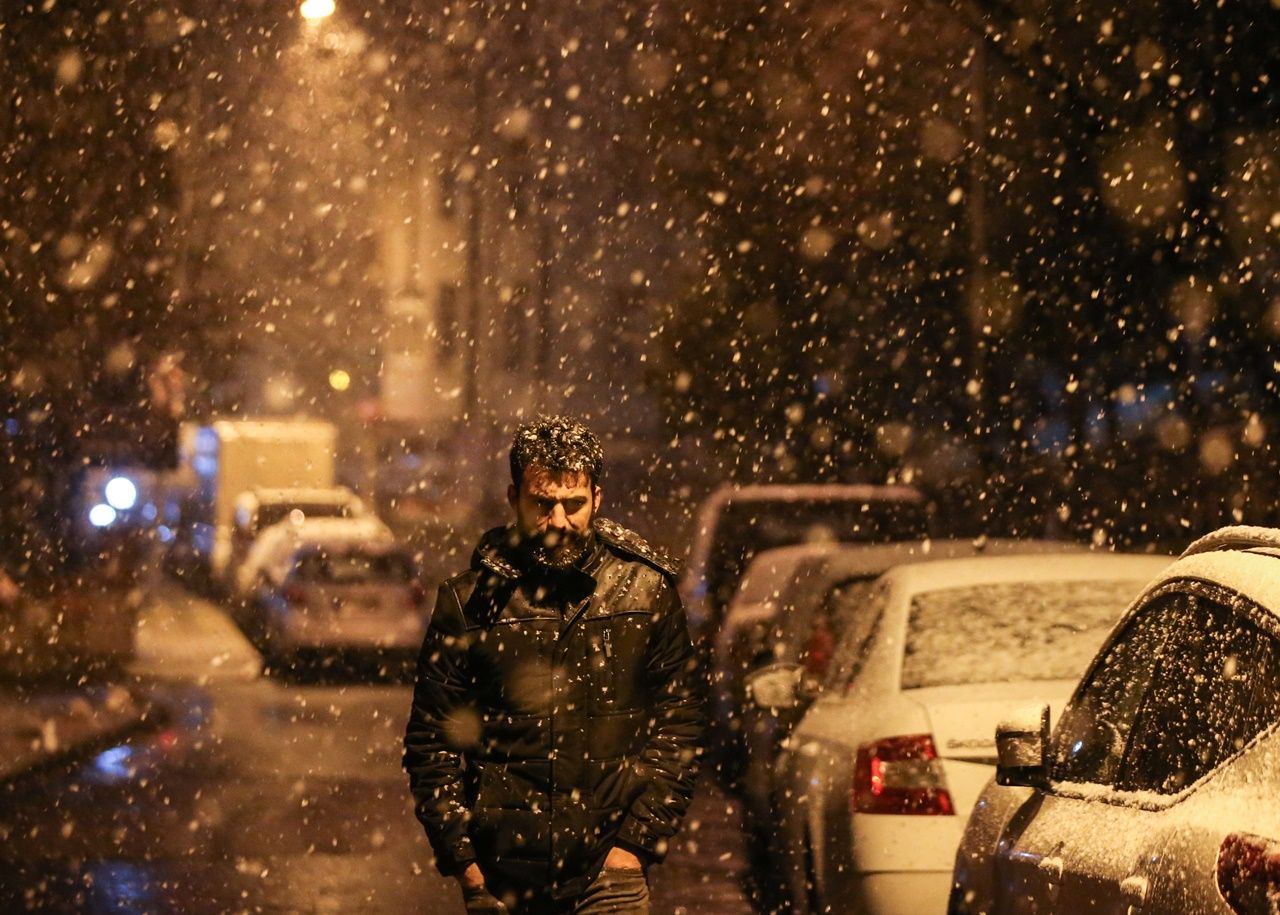 İstanbul'dan kar manzaraları... 8