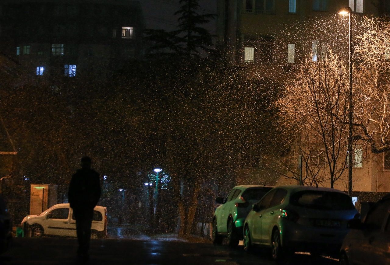 İstanbul'dan kar manzaraları... 12