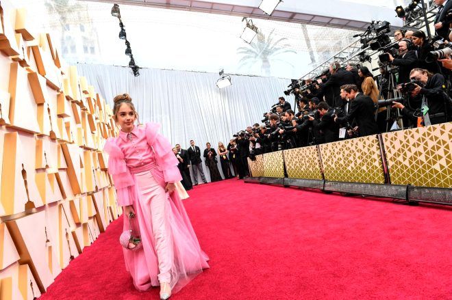 Oscar'da ilginç anlar! 14 bin TL'lik çantasında sandviç taşıdı 6