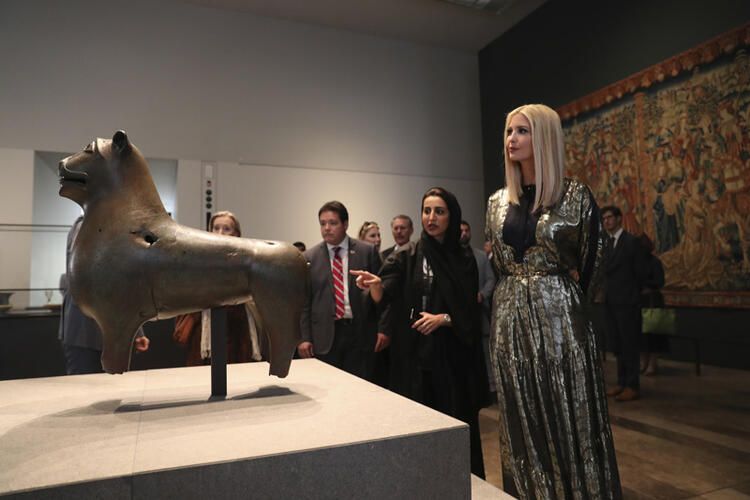 Ivanka Trump'ın cami ziyareti! Örtülü ve çorapsız 5