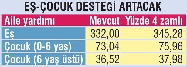 Memura 3658, emekliye 2767 TL verilecek! 9