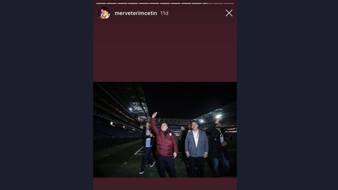 Galibiyet sonrası Merve Terim'den ilginç paylaşım 11