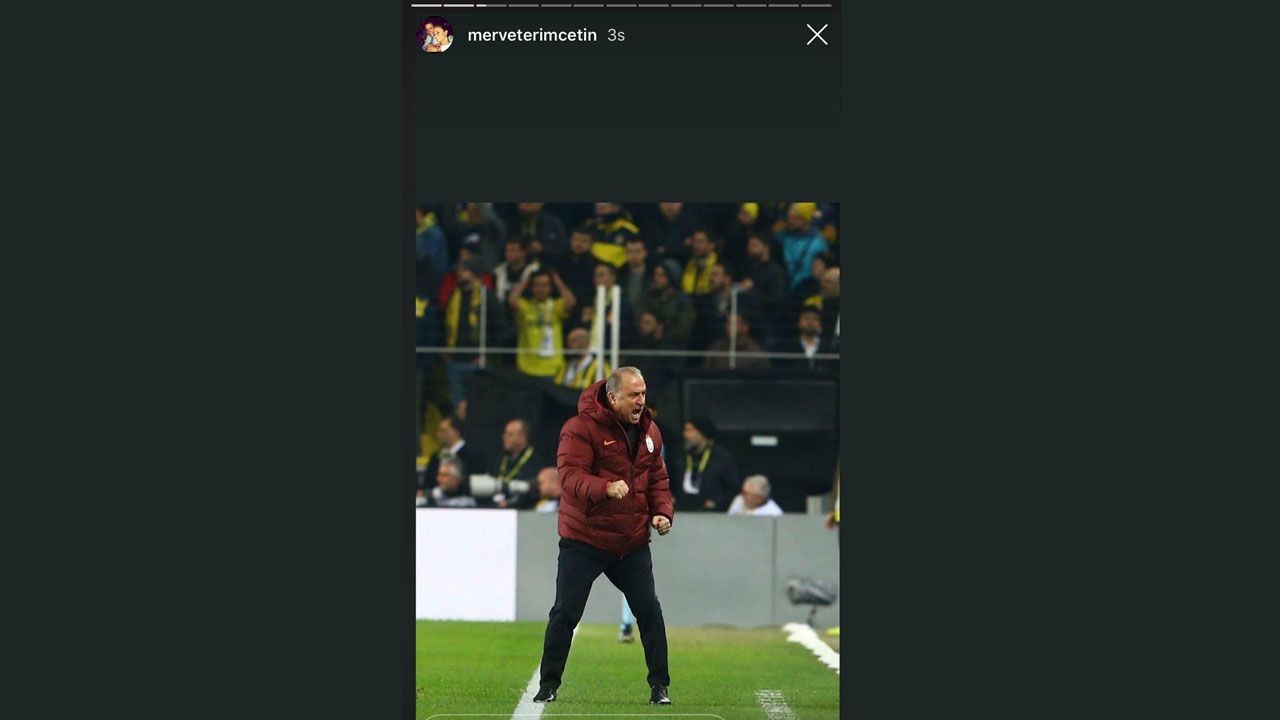 Galibiyet sonrası Merve Terim'den ilginç paylaşım 4
