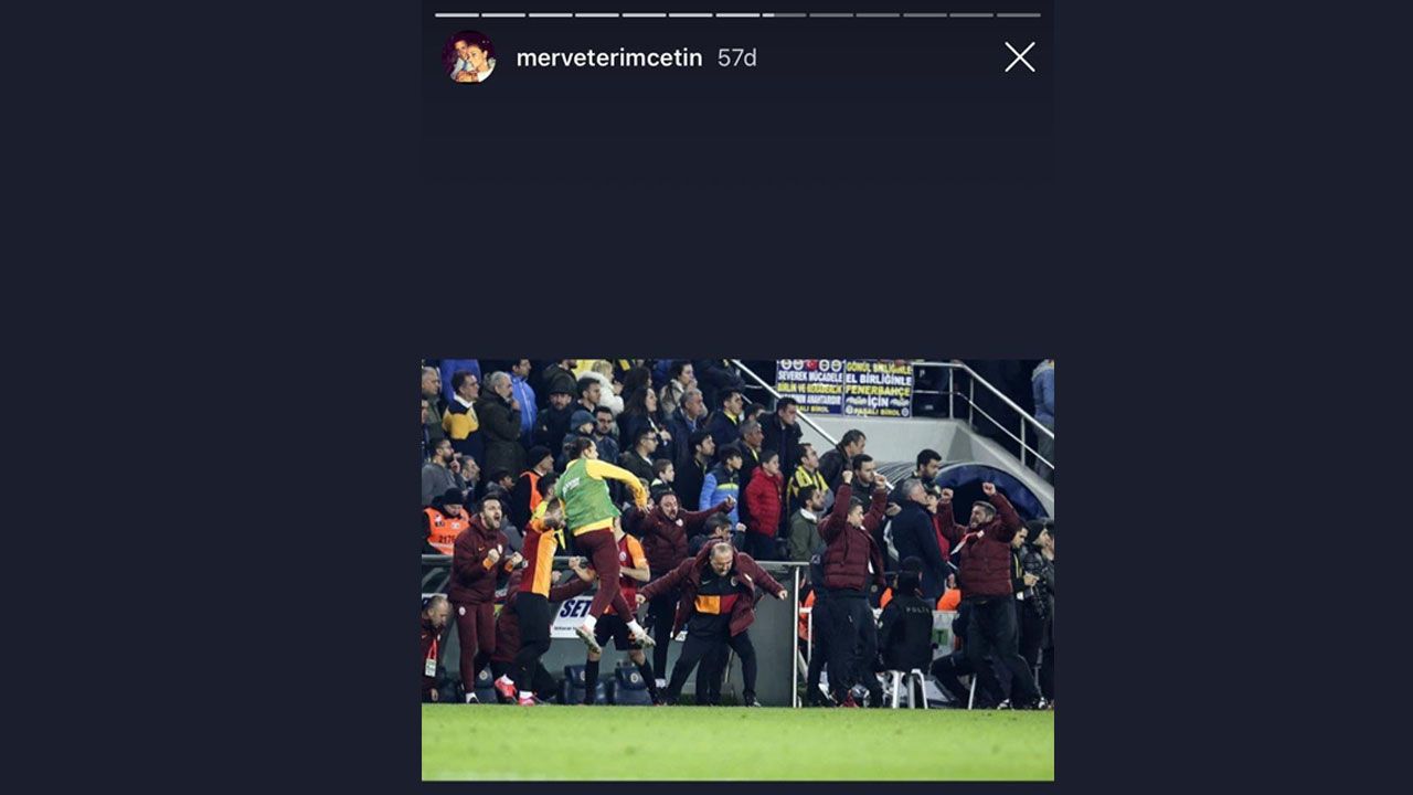 Galibiyet sonrası Merve Terim'den ilginç paylaşım 9