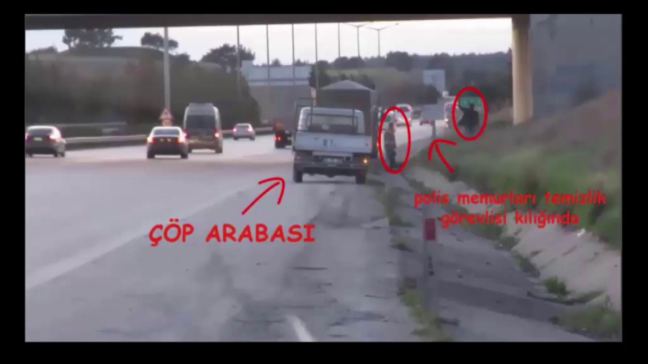 Yol kenarında rezillik! Her şey gizli kamerada... 1