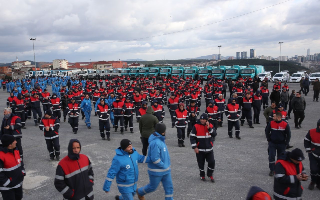 Ümraniye'de temizlik ordusu havadan görüntülendi 6