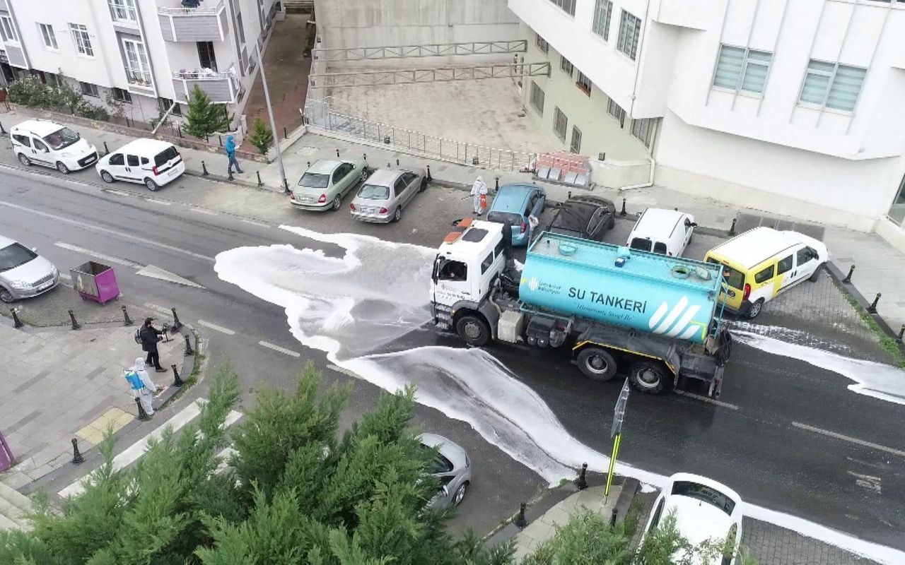 Ümraniye'de temizlik ordusu havadan görüntülendi 12