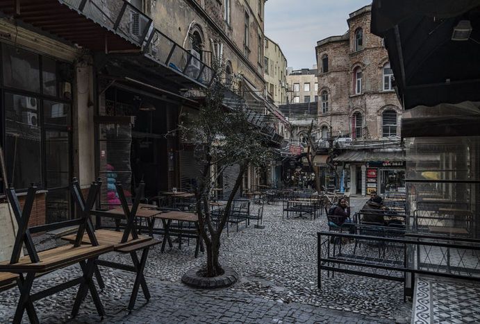 Taksim sessizliğe büründü! 3